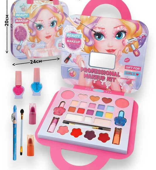 Kids Beauty Magic Makeup Set | Fashion & Beauty Cosmetic Kit for Girls | Safe & Fun Play Makeup