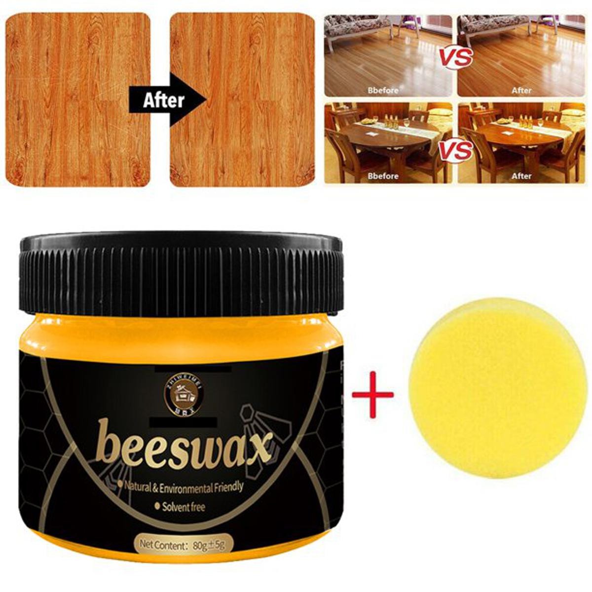 Mintiml Natural Beeswax Wood Polish | Multi‑Purpose Furniture Care |