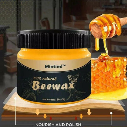Mintiml Natural Beeswax Wood Polish | Multi‑Purpose Furniture Care |
