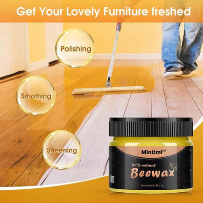 Mintiml Natural Beeswax Wood Polish | Multi‑Purpose Furniture Care |
